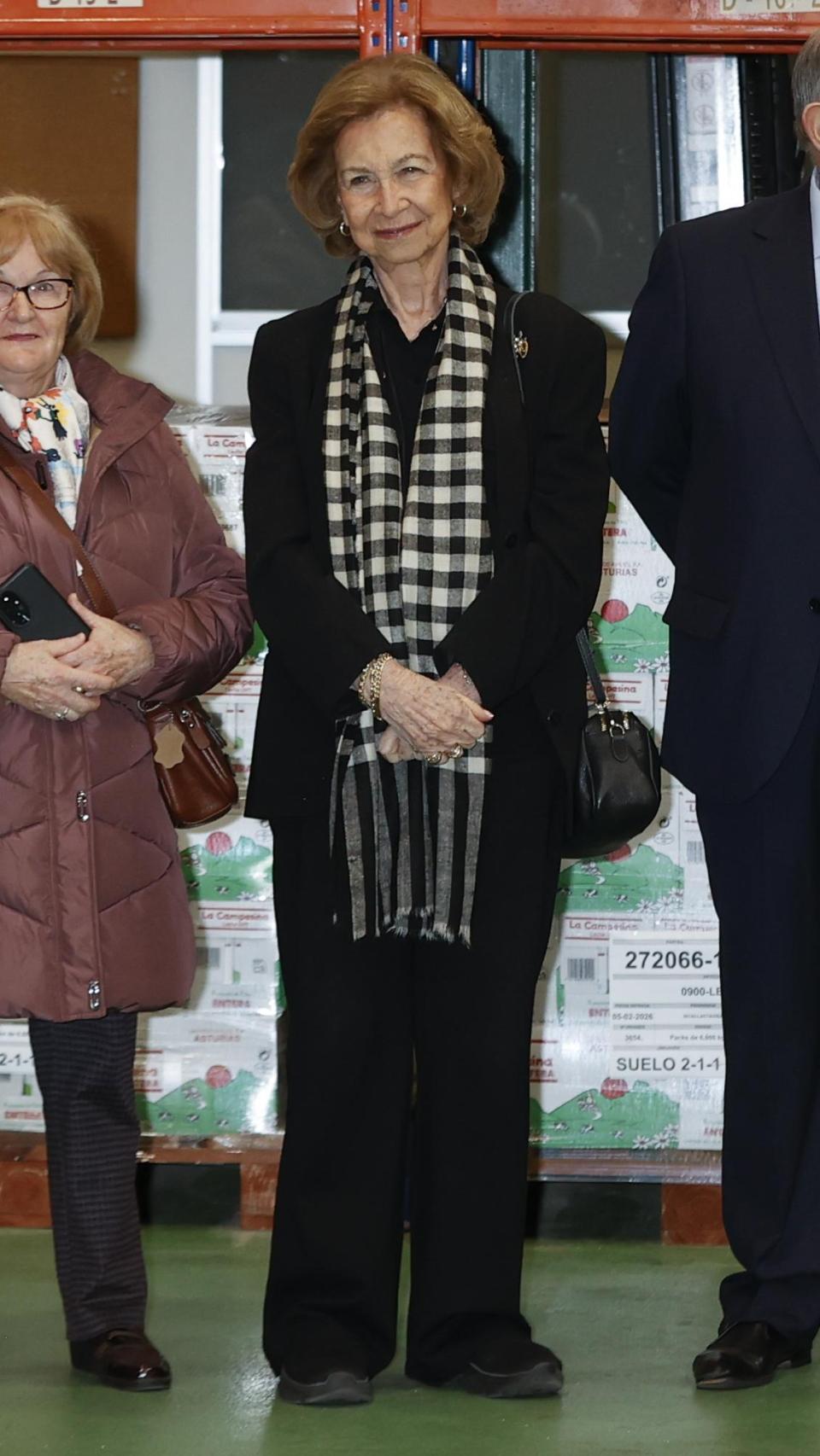 Se trata de la primera aparición de la reina Sofía tras despedir a su hermana pequeña.