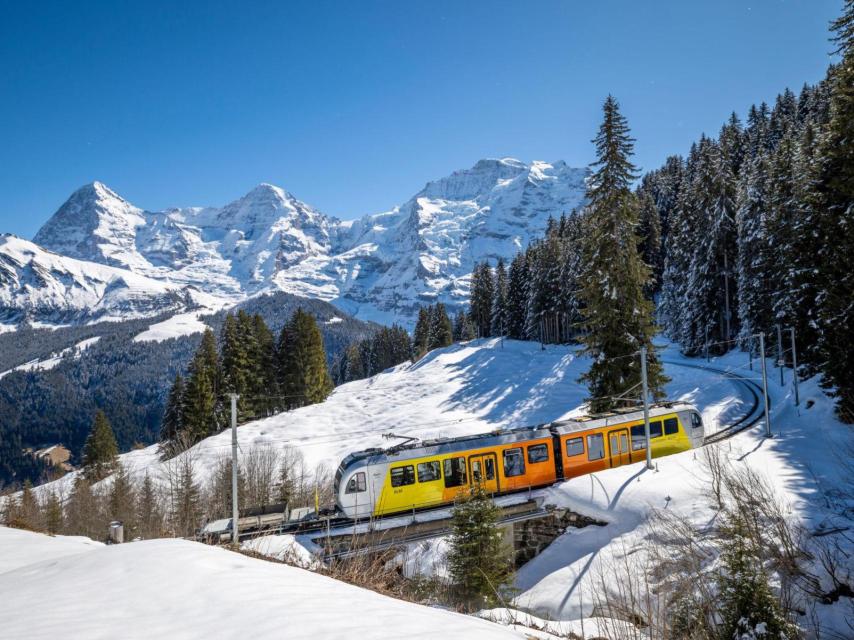El tren es una de las mejores formas de recorrer la región.