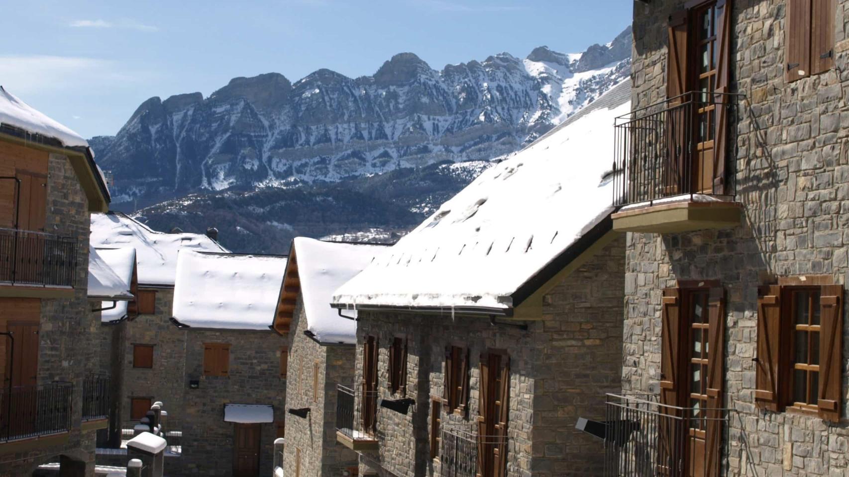 El Pueyo de Jaca nevado