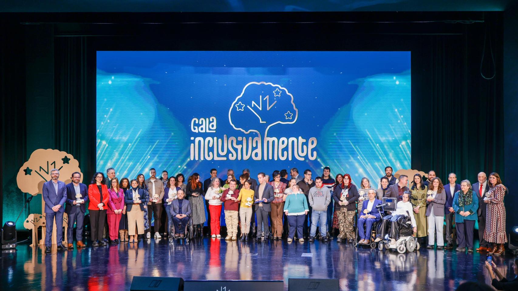 Las mejores fotografías de la 'Gala Inclusivamente' celebrada en Toledo: premios, emoción, sonrisas y mucha vida