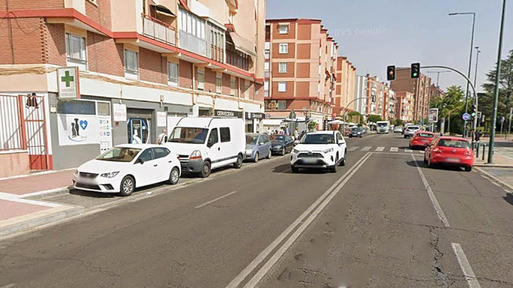 Zona de Canterac, en Valladolid.