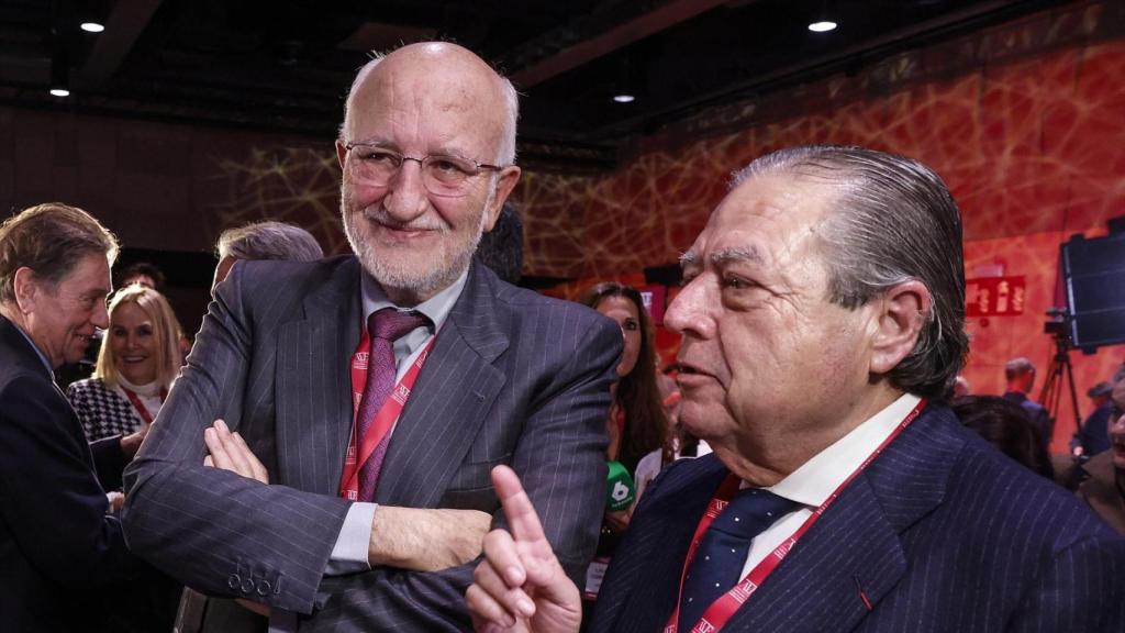 Juan Roig y Vicente Boluda durante la Asamblea General de AVE. Rober Solsona / Europa Press