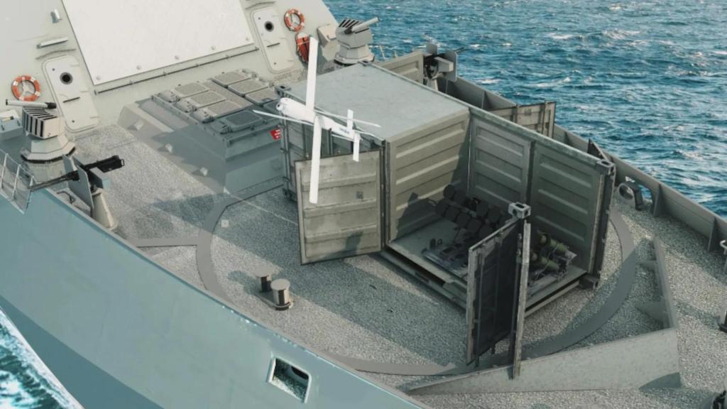 Lanzadores de drones desde contenedores