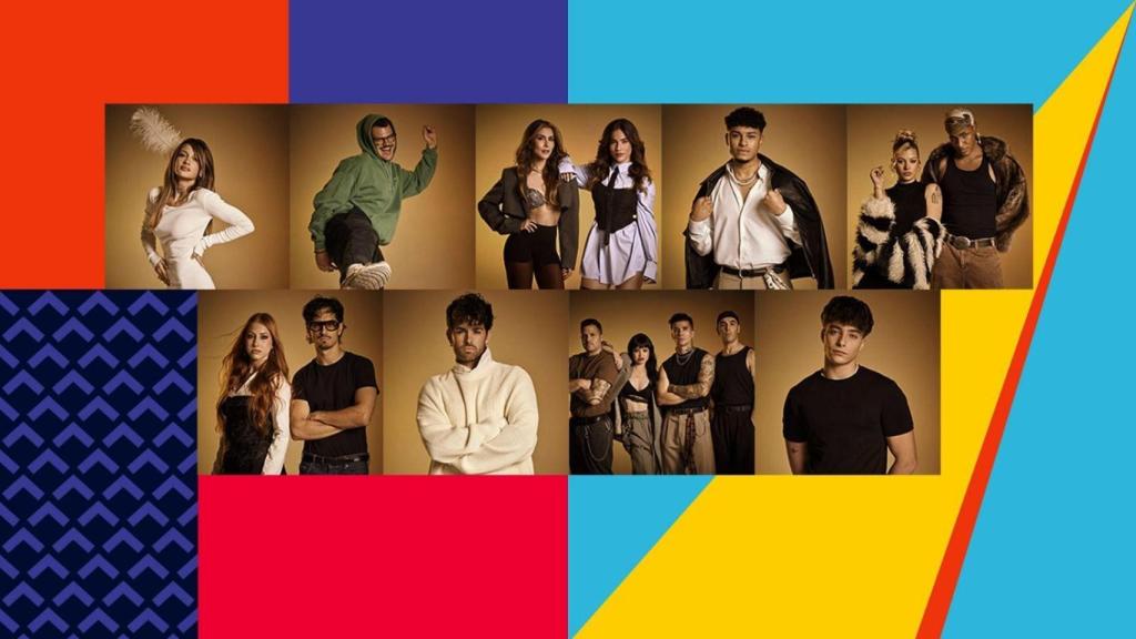 Los artistas que participarán en la primera semifinal del Benidorm Fest 2026.