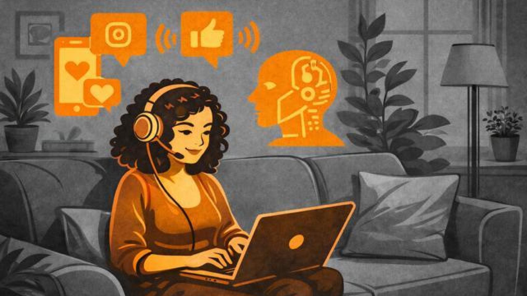 Ilustración generada por inteligencia artificial.