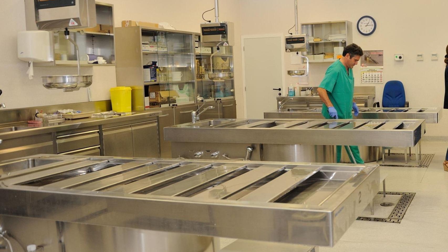 Espacio reservado para autopsias.