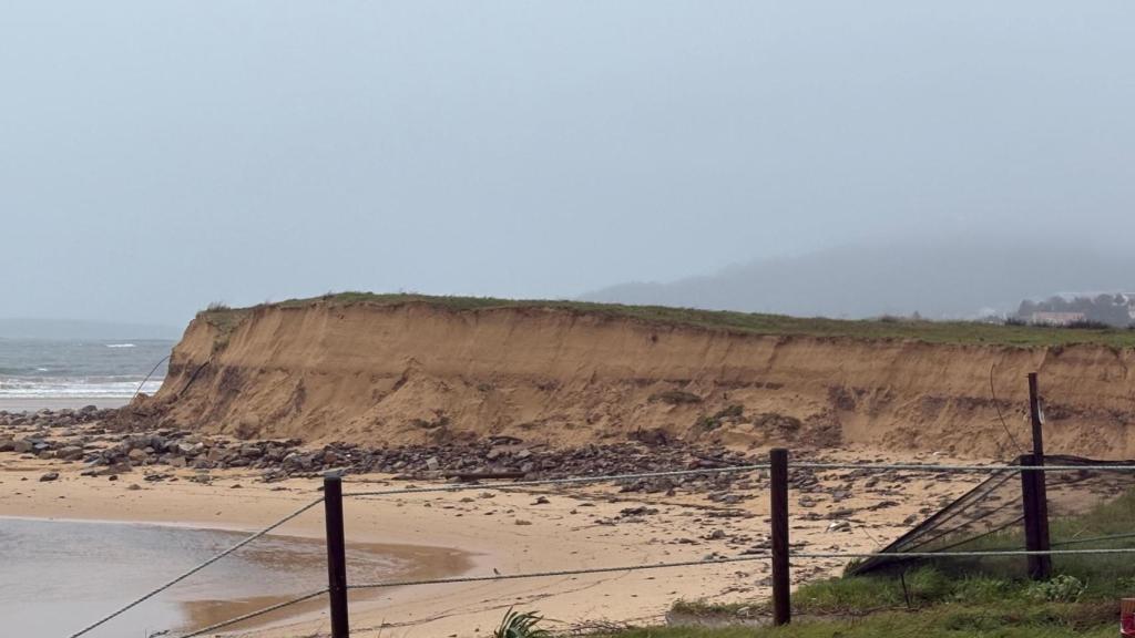 Zona de las dunas en Panxón-Playa América.