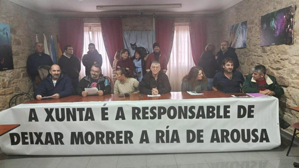 Imagen de la rueda de prensa de la plataforma PDRA este lunes.