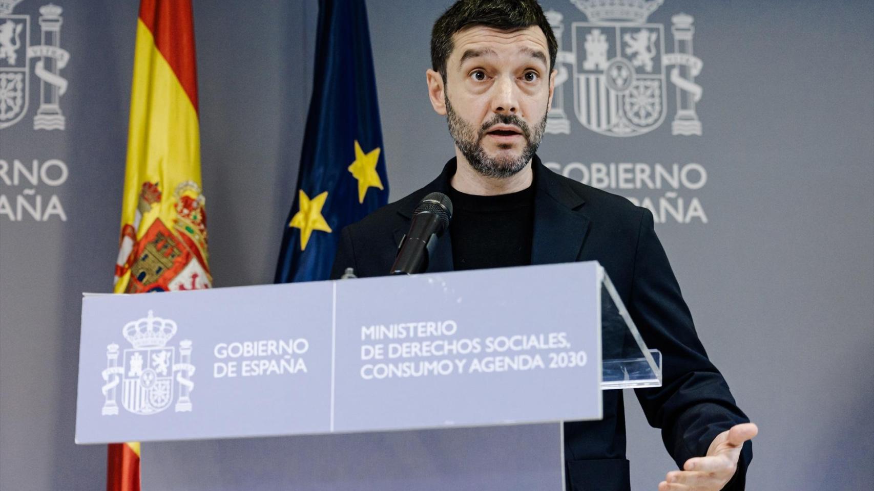 Pablo Bustinduy, ministro de Derechos Sociales, Consumo y Agenda 2030.