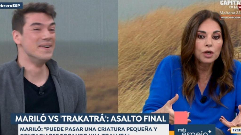 Mariló Montero y el influencer Trakatrá