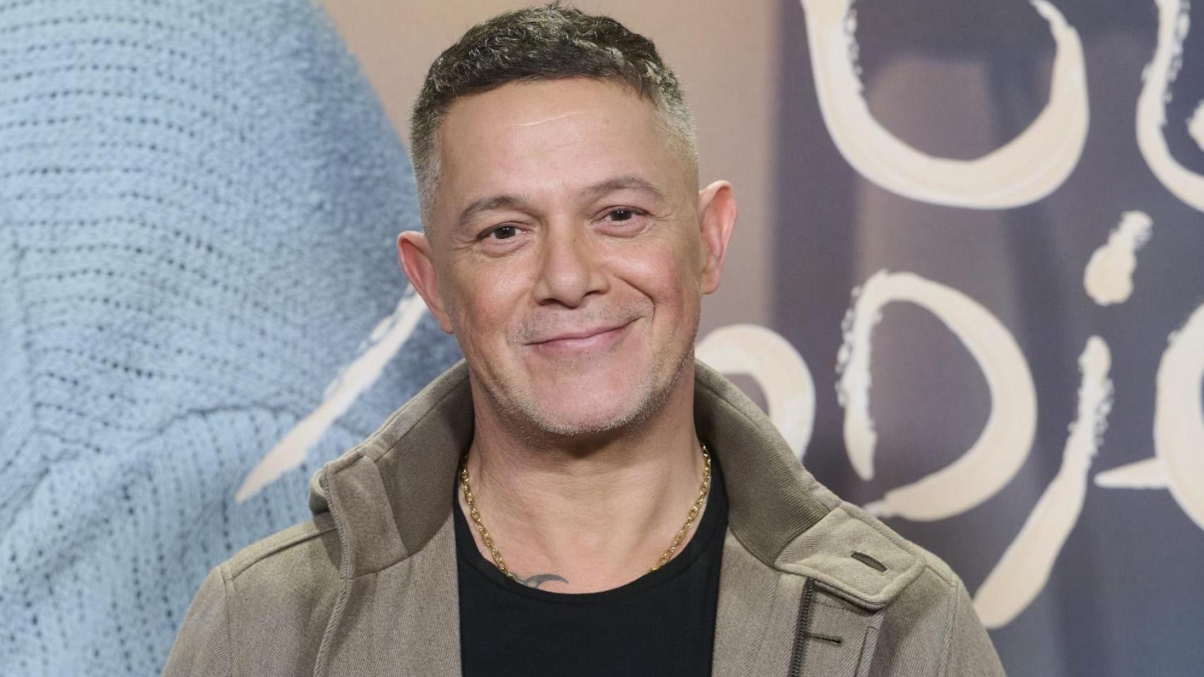 Alejandro Sanz en la presentación de su documental en Madrid.