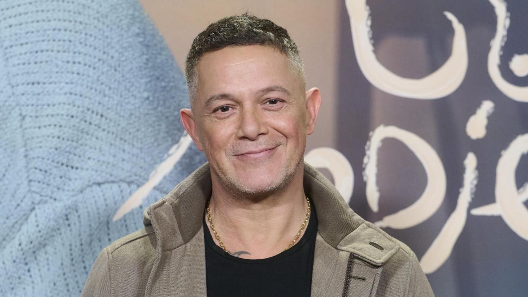 Alejandro Sanz en la presentación de su documental en Madrid.