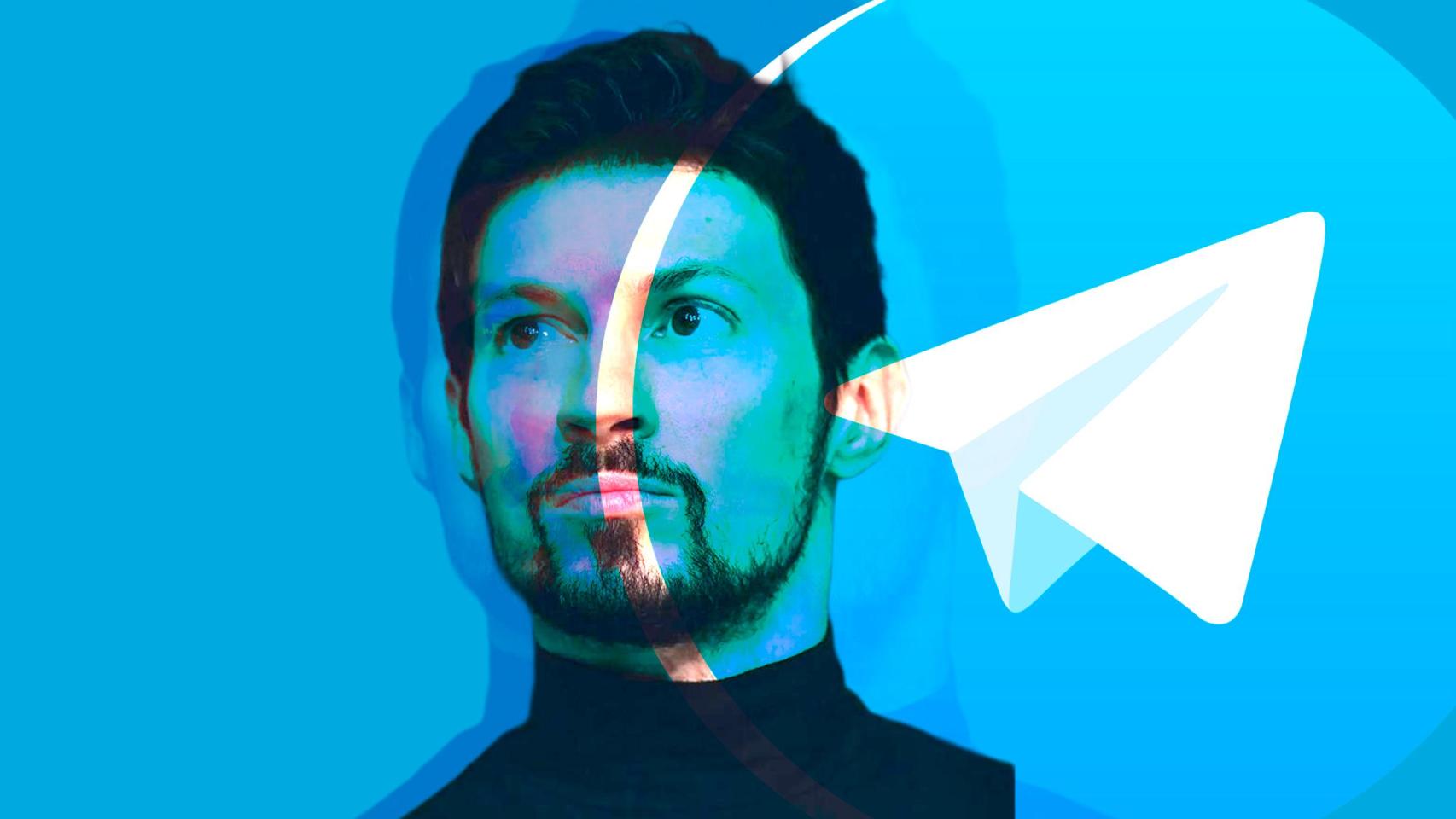 Fotomontaje inspirado en Pável Dúrov, CEO de Telegram