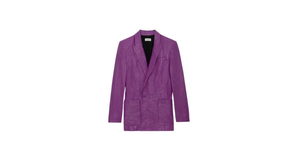 'Blazer' Visko de cuero arrugado de Zadig&Voltaire.