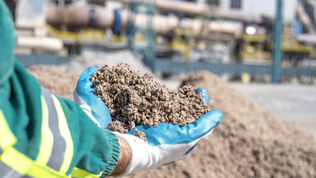 Una mezcla de hormigón.