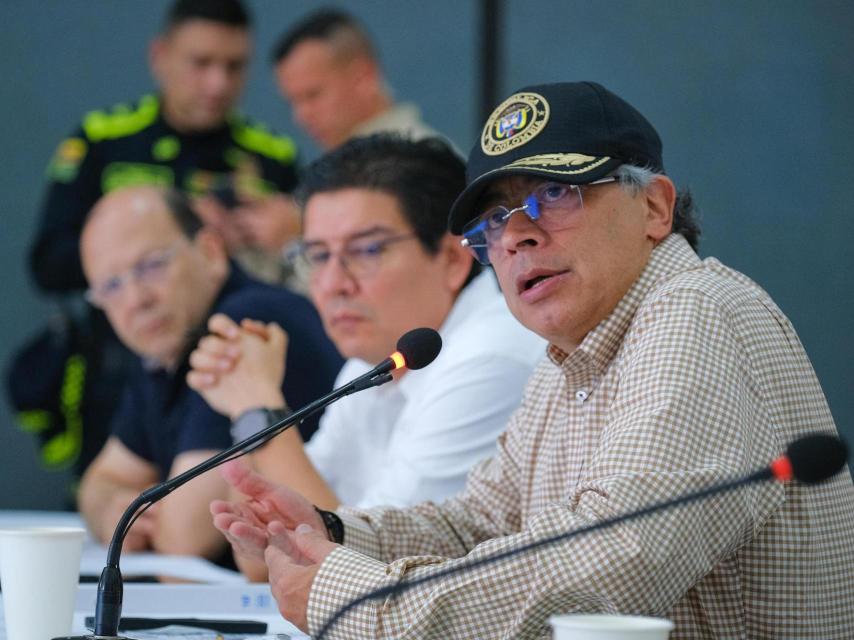 Gustavo Petro en Montería (Colombia).