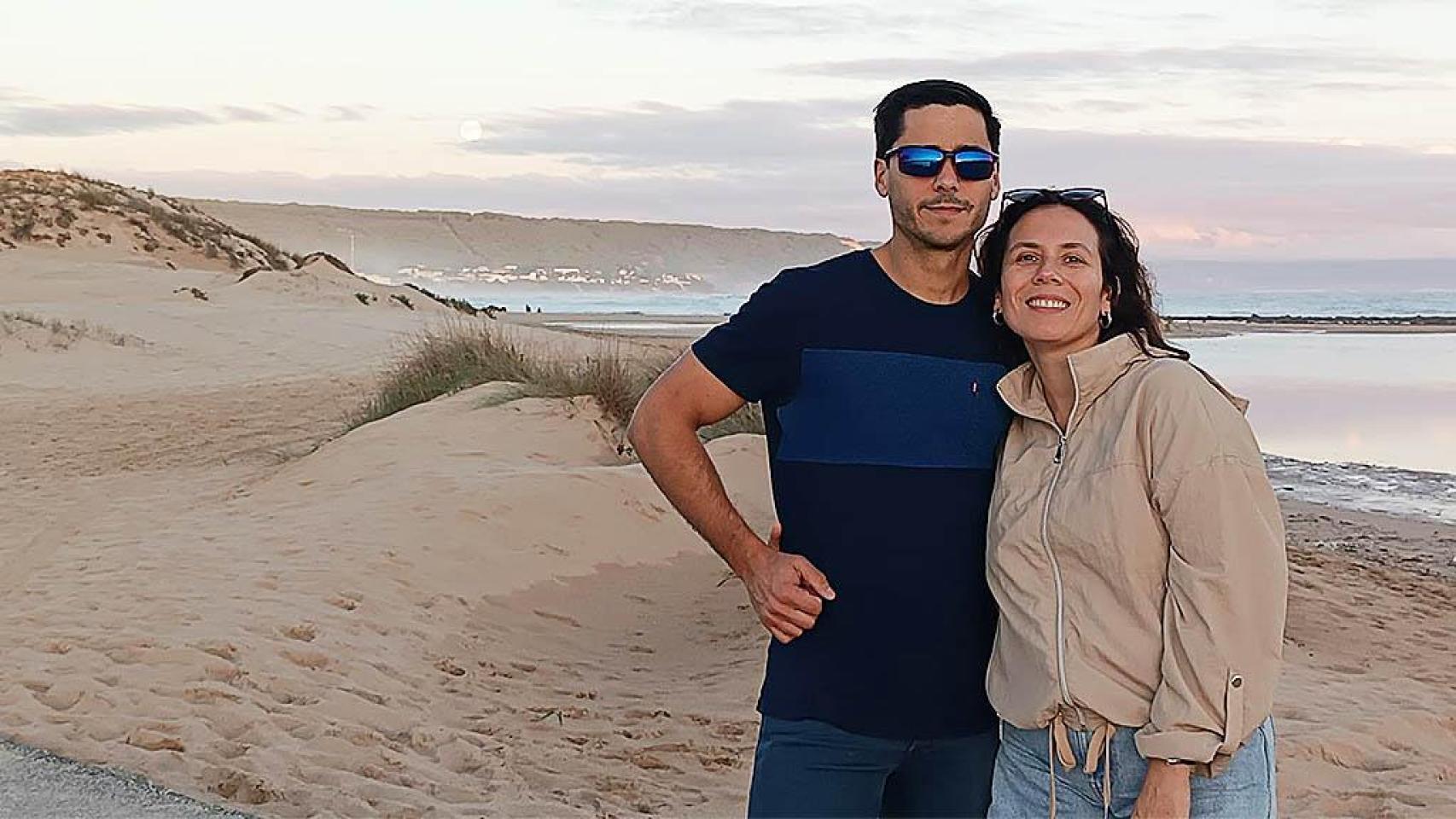 Imagen de Diego y Daniela por tierras andaluzas.