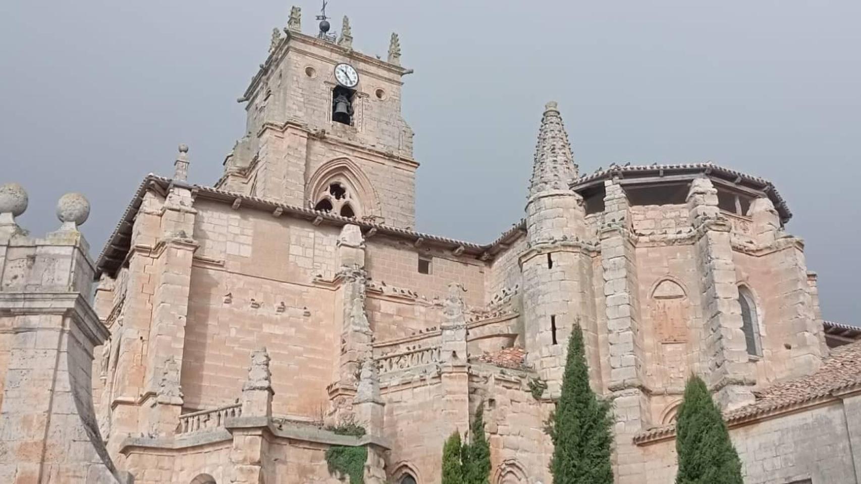 La iglesia fantasma de un pueblo de Burgos