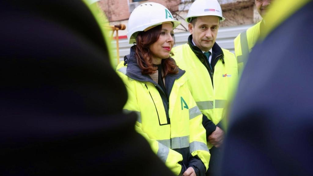 La consejera de Fomento, Rocío Díaz, este miércoles en Sevilla.