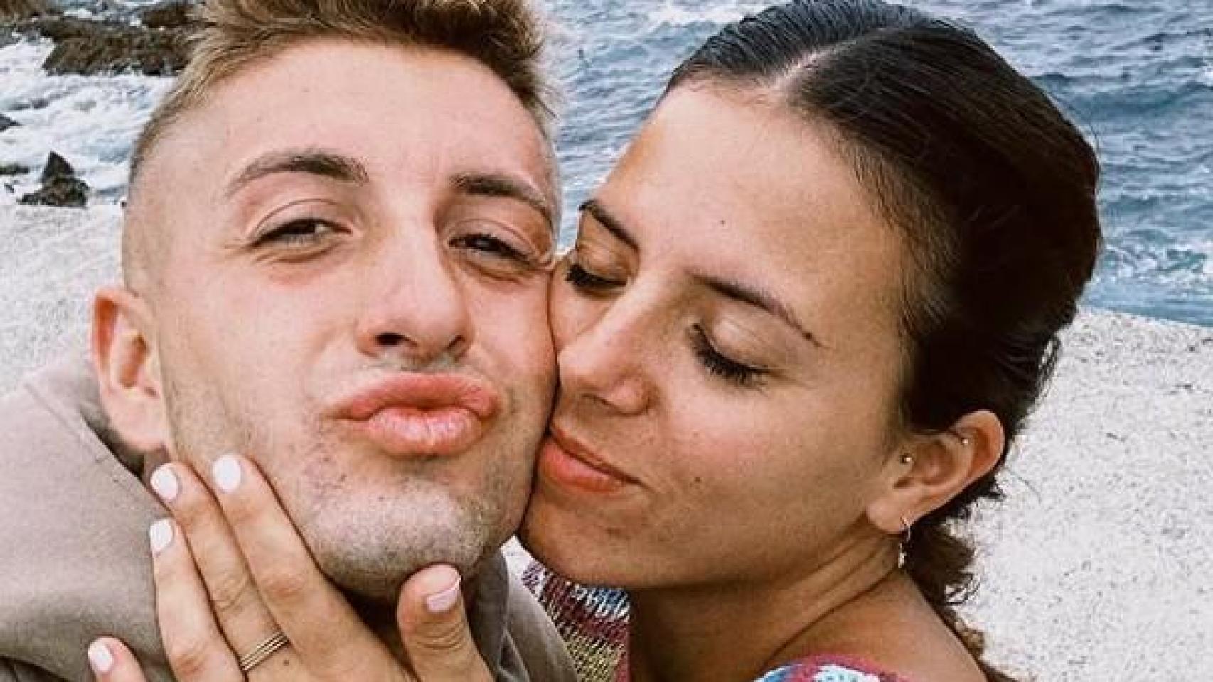 Xisco Quesada y su hoy viuda, Noelia Garcés, en una imagen de sus redes sociales.