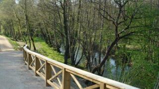 El río Mero a su paso por Cambre.