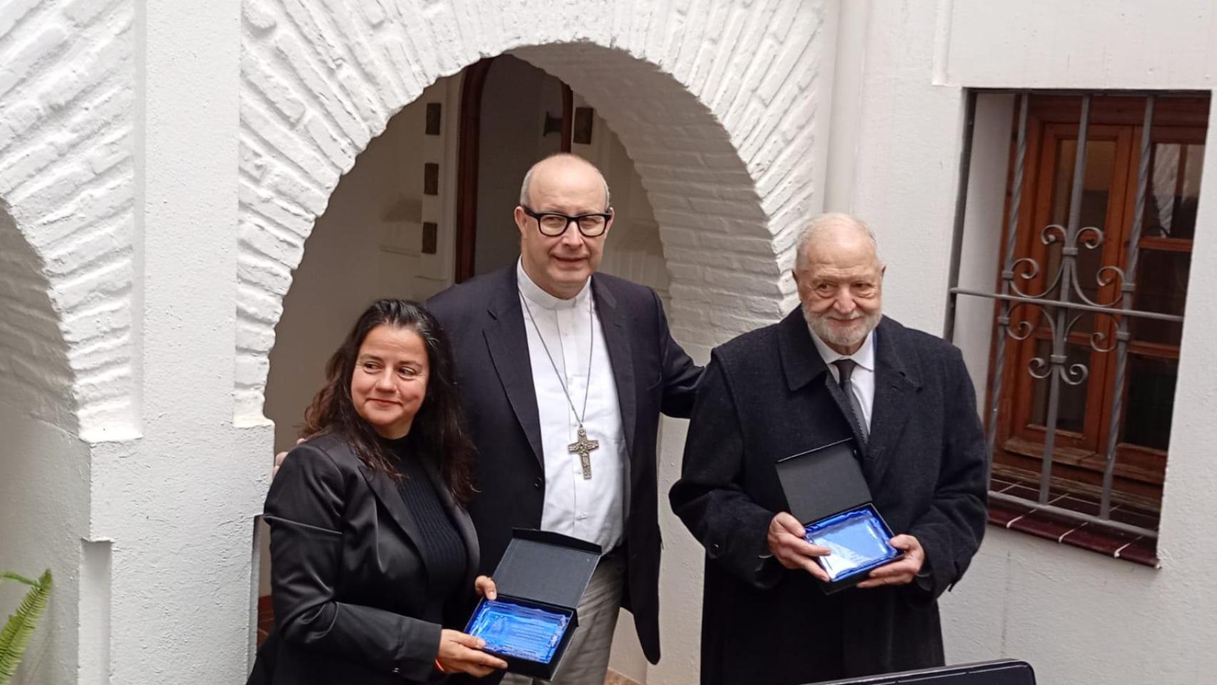 Laura García, José Antonio Satué y Manuel Montes