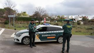 La Guardia Civil en un control rutinario.