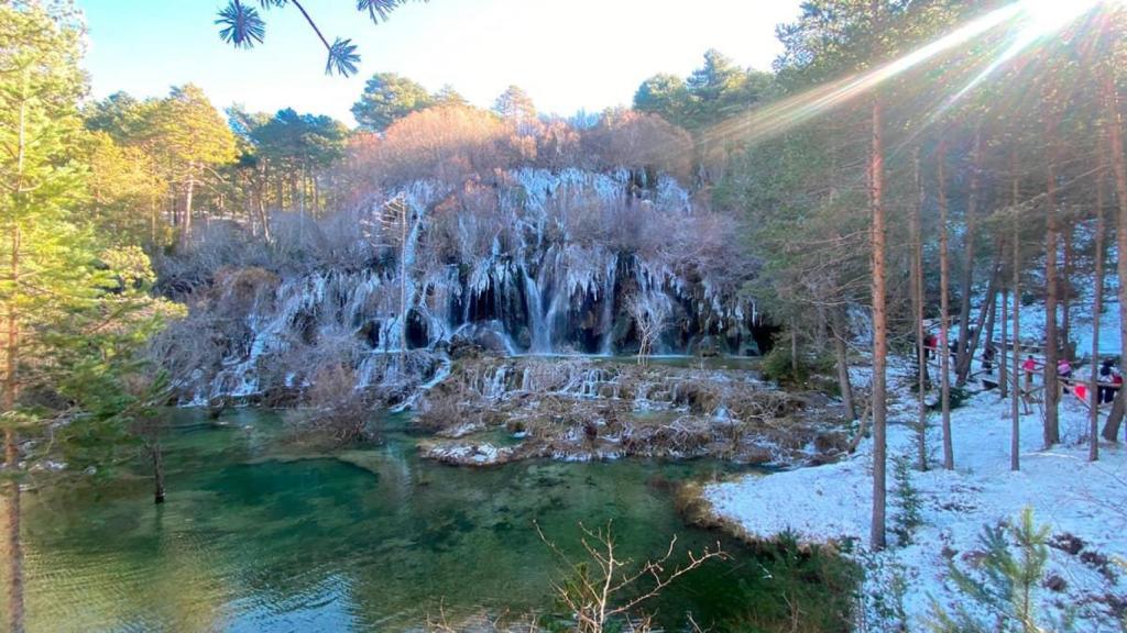 Vista aérea del nacimiento.
