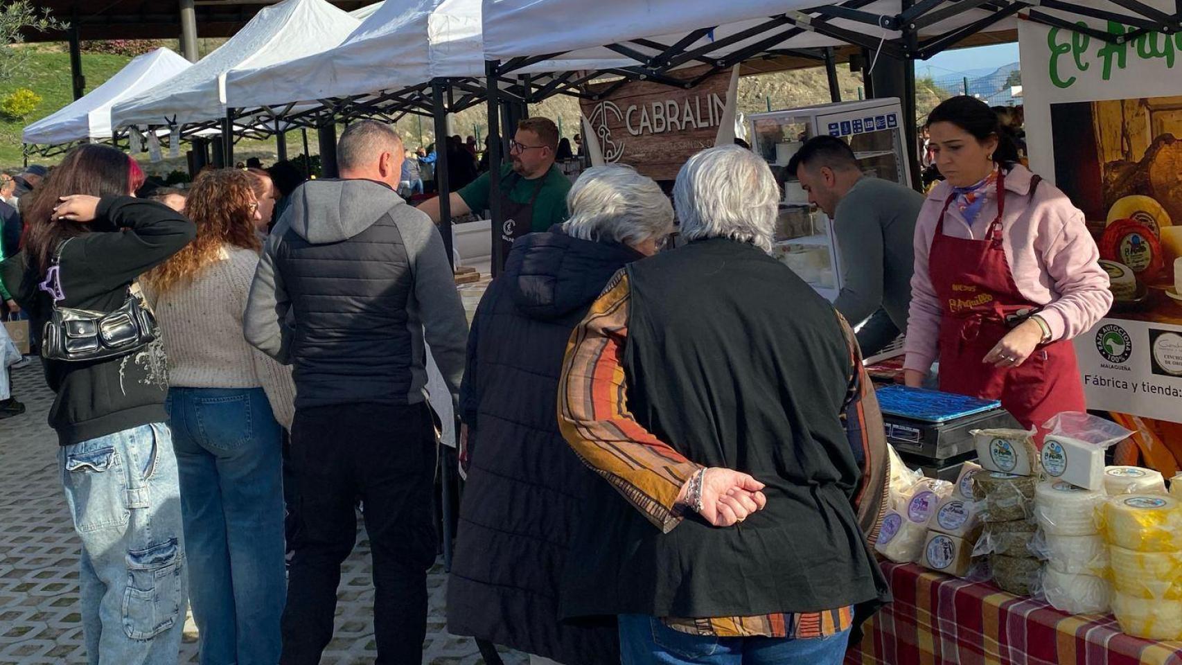 Mercado de quesos de Coín.