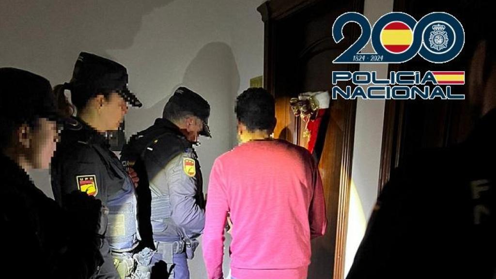 Una imagen del desalojo.