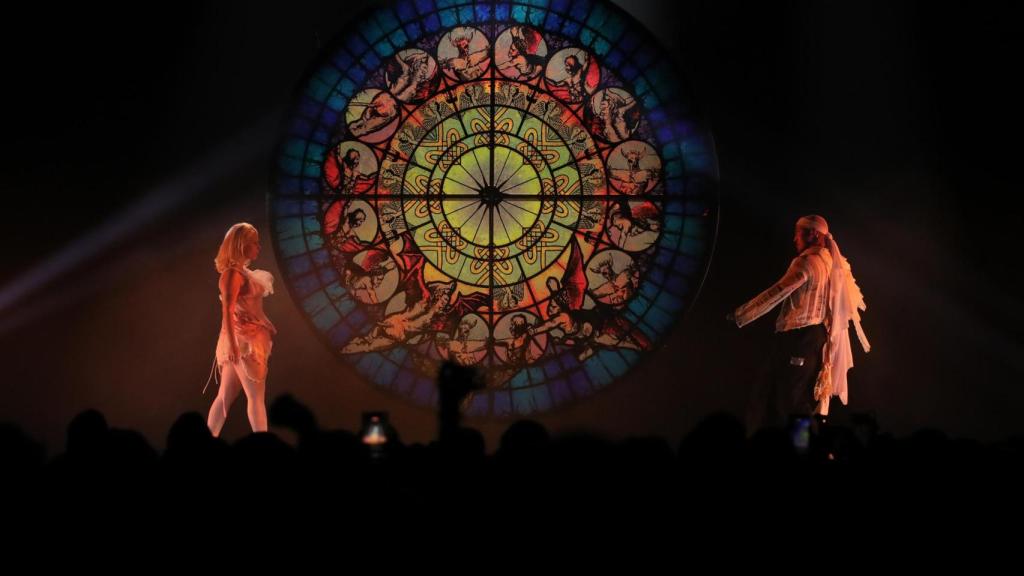 Dora Postigo durante la primera semifinal del Benidorm Fest 2026.