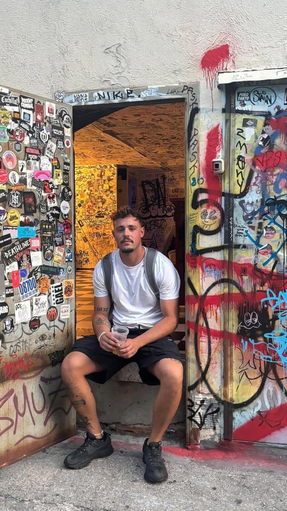 Marco Morales, hijo de Ana Milán, en su perfil de Instagram.