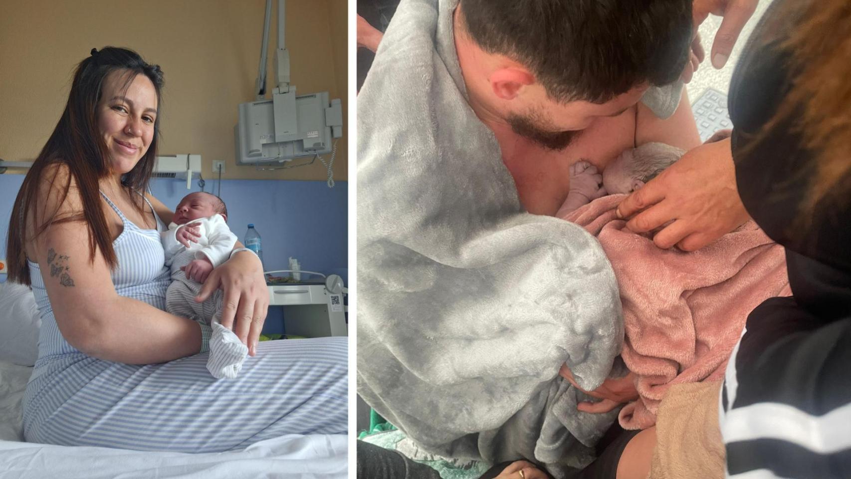 Un montaje con imágenes de Ciro y su familia.