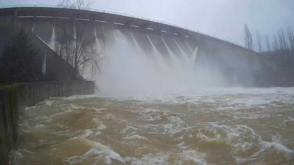 Imagen del pantano de La Torre de Abraham.