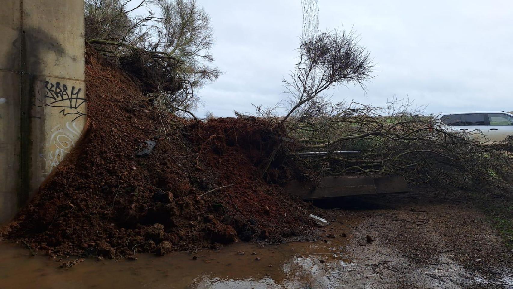 Imagen del desprendimiento.