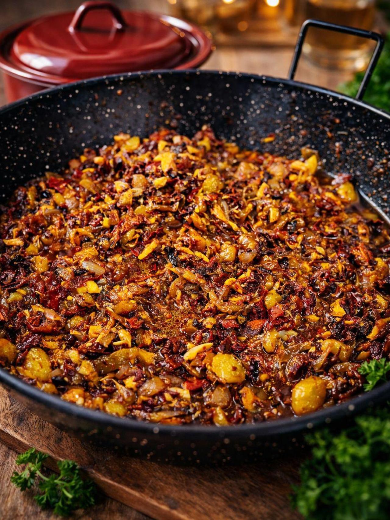 Cazuela de tiznao manchego que elaboró Rubén en uno de sus vídeos.