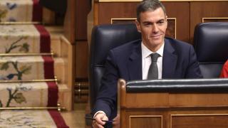 Pedro Sánchez durante una sesión en el Congreso.