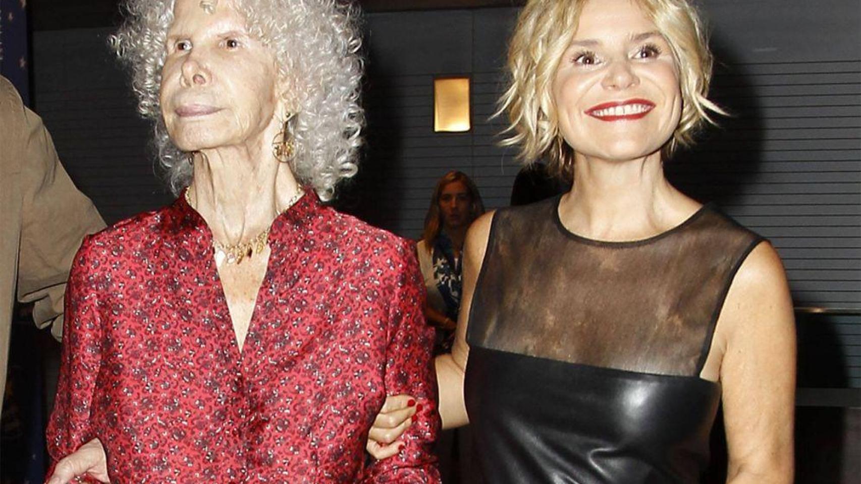 Eugenia Martínez de Irujo y la duquesa de Alba.