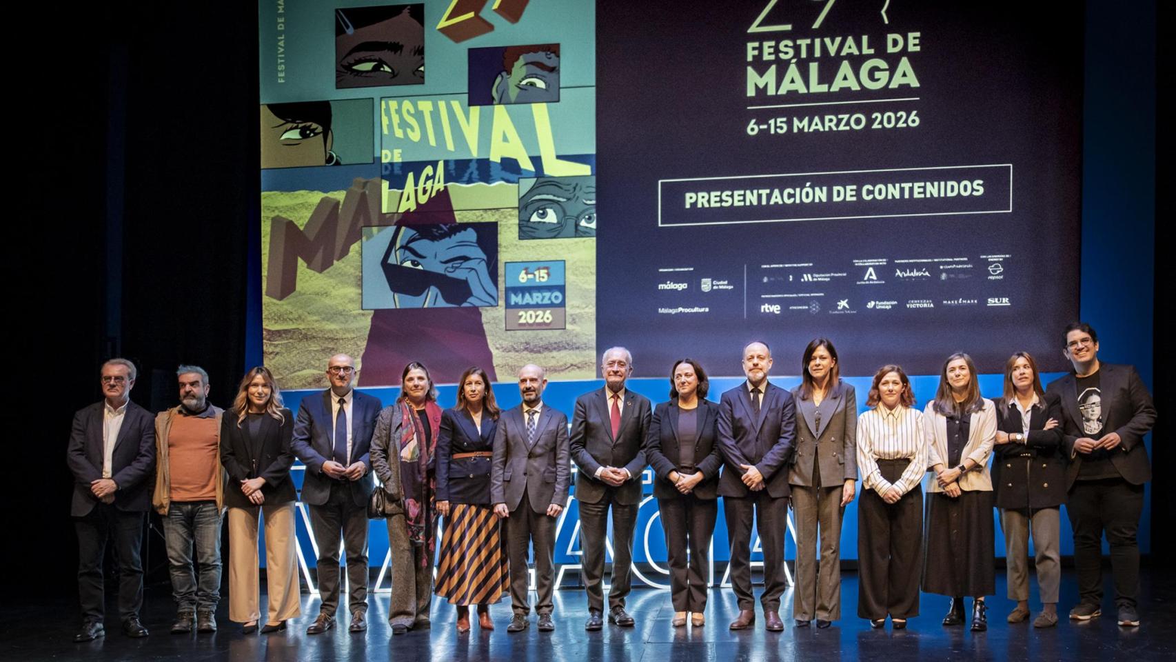 Un momento de la presentación oficial del Festival de Málaga de cine español.