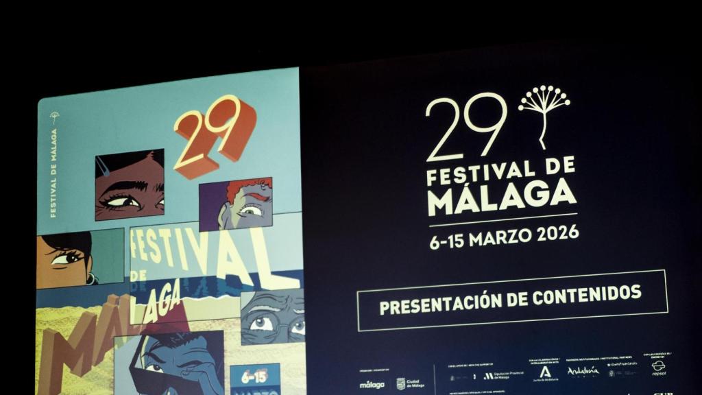 El cartel de la presentación.