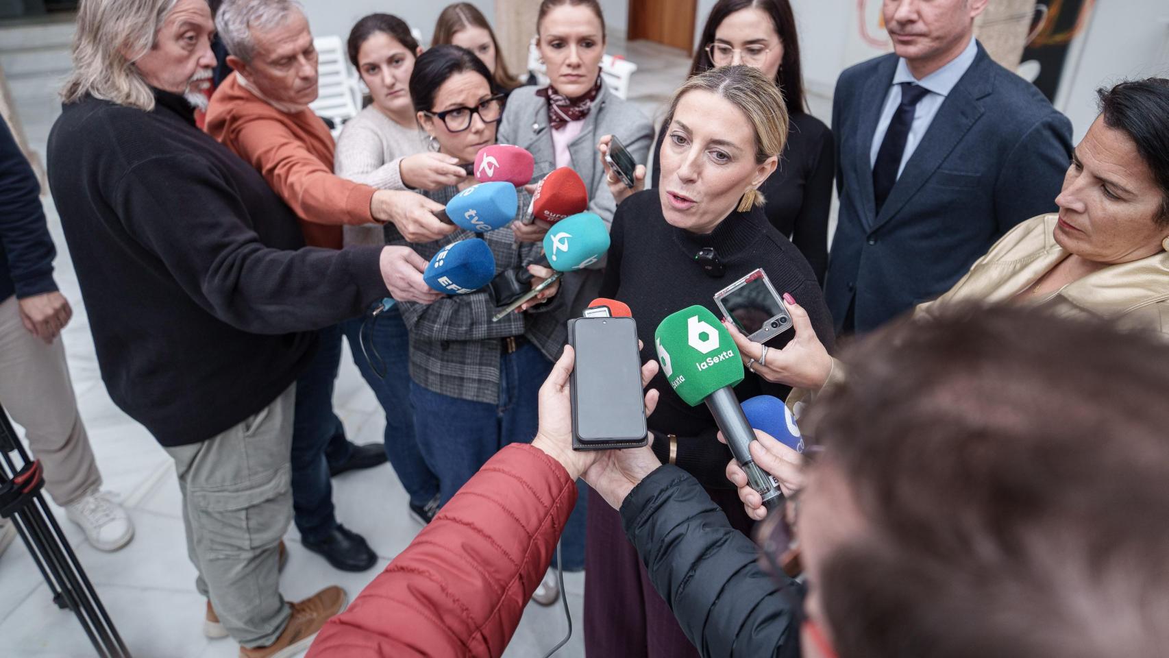 La presidenta en funcione de Extradura María Guardiola.