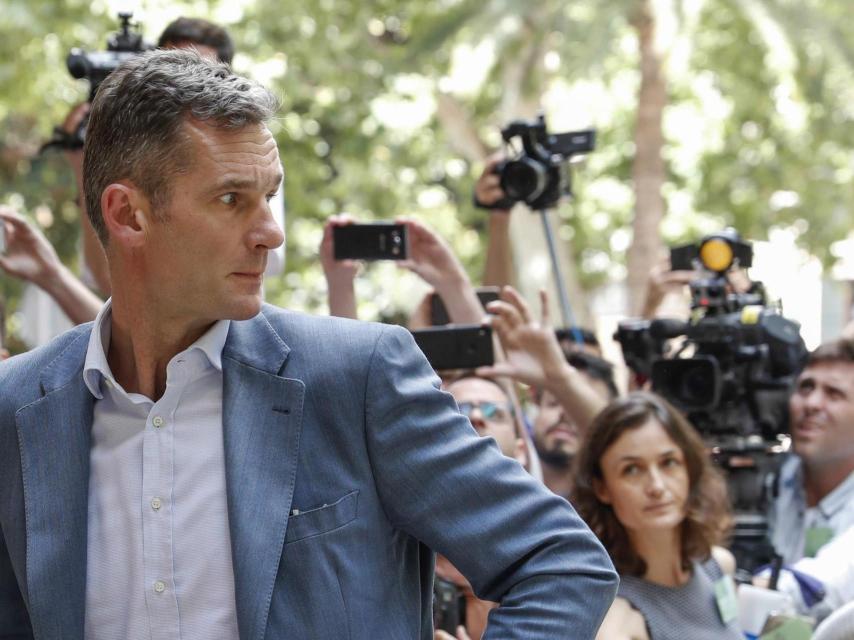 Iñaki Urdangarin, en una fotografía tomada en 2018, llegando a los juzgados.