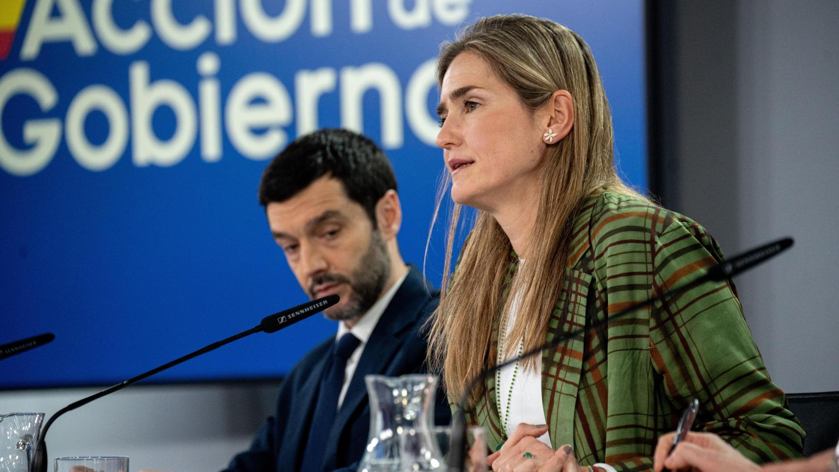 La ministra para Transición Ecológica y el Reto Demográfica, Sara Aagesen, durante una rueda de prensa tras la reunión del Consejo de Ministros, a 10 de febrero de 2026.