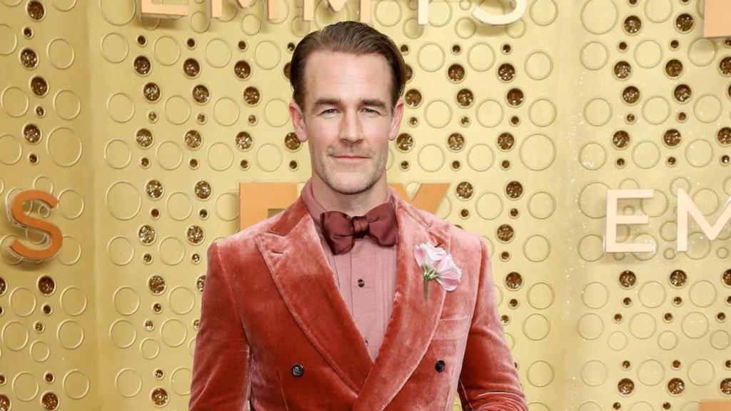 James Van Der Beek, en la última ceremonia de los premios Emmy a la que asistió.