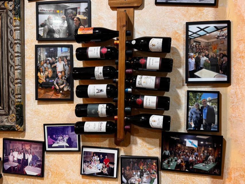 Pared con recuerdos de Casa Soutomayor