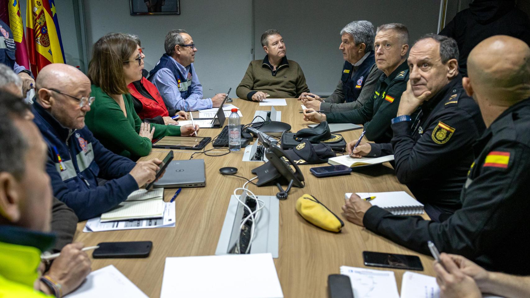 Reunión del Centro de Coordinación Operativa Integrada (CECOPI). Foto: JCCM.