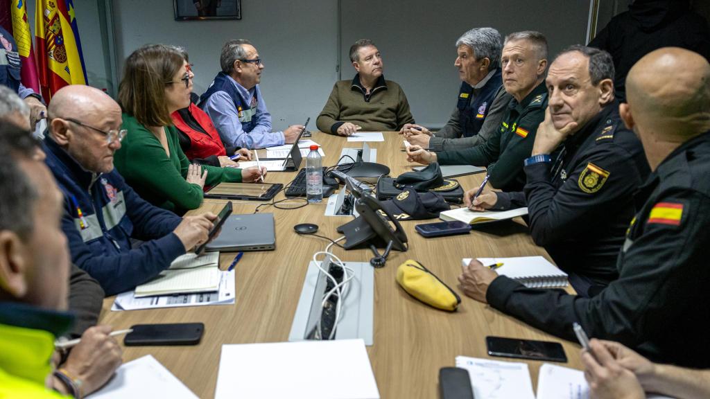 Reunión del Centro de Coordinación Operativa Integrada (CECOPI). Foto: JCCM.