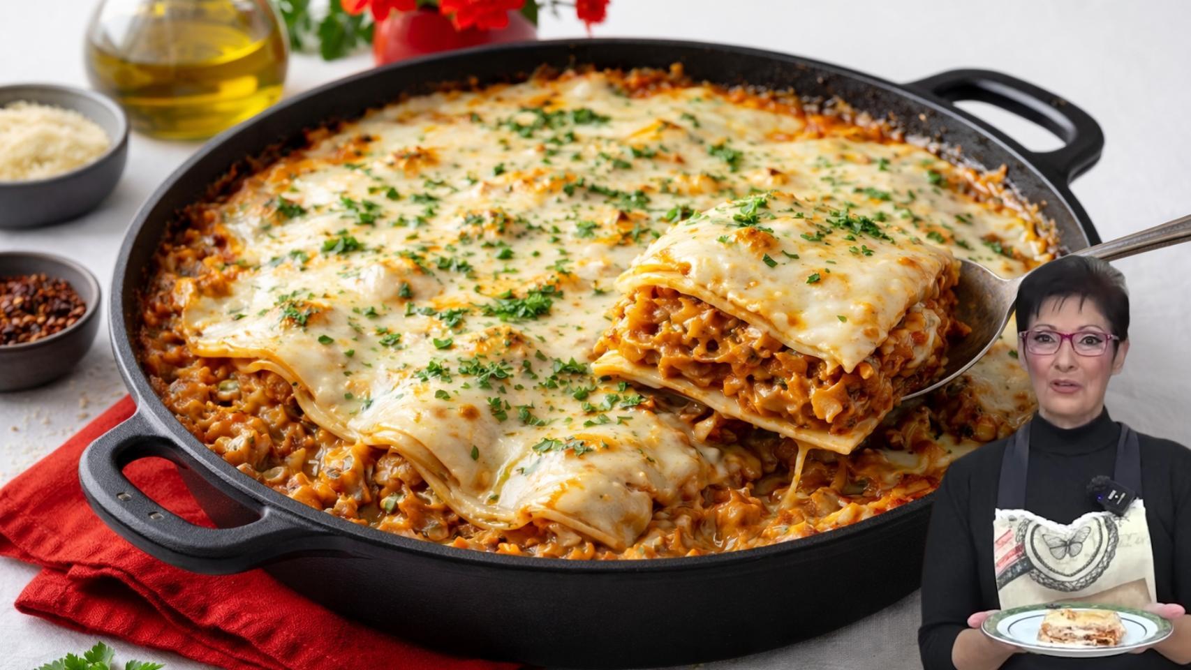 Loli Domínguez, cocinera, en un montaje de El Español