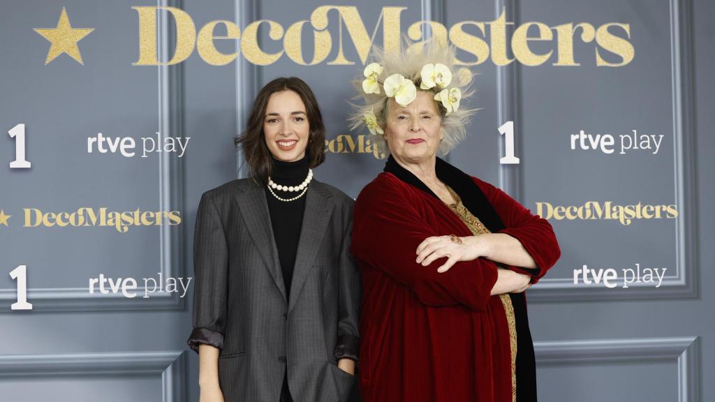 Palito y Lucía Dominguín en la presentación de 'DecoMasters'.