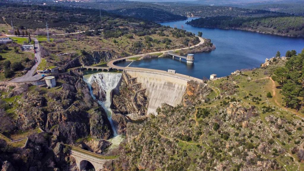Vista aérea presa El Villar